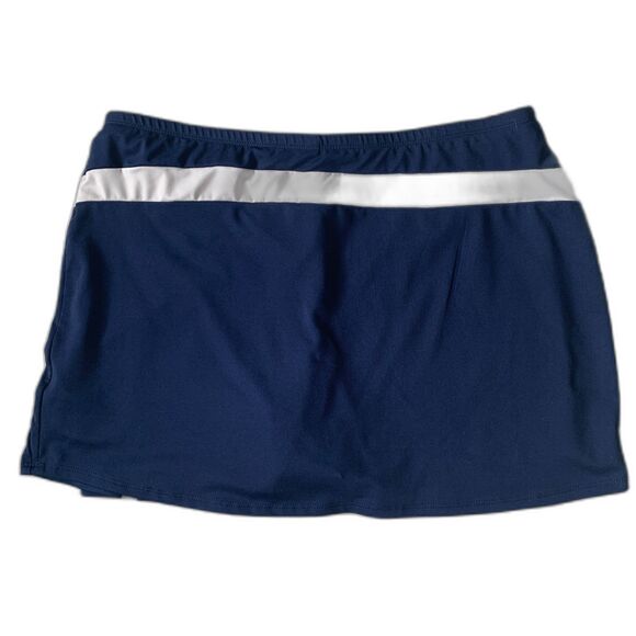 DUC Sports Women's Compete Tennis Skirt Skort Size L Blue White Athleisure - Picture 2 of 10